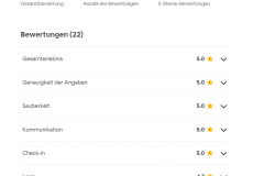 aFEWO: Airbnb-Bewertungen